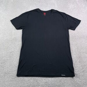 Origin Shirt Mens Large Black Core Tee Blank Made in Maine USA Durable